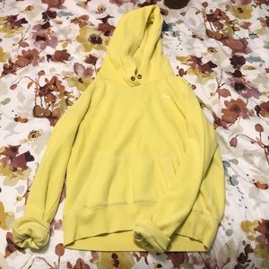 Pink victoria’s secret yellow sweatshirt